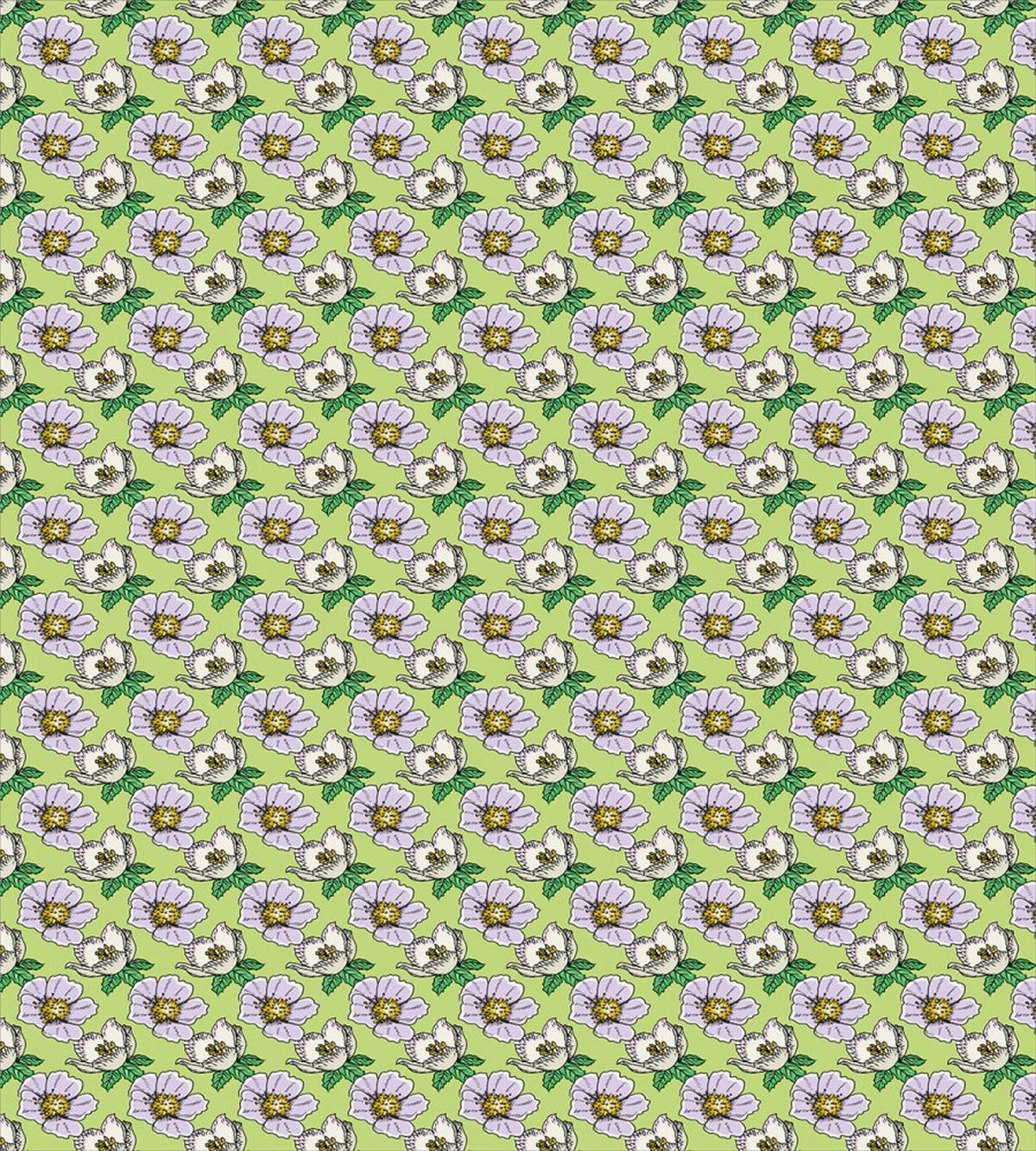Cartoonish Pastel Petals — Pattern