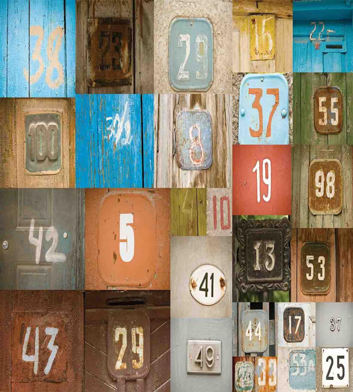 Nostalgic Door Numbers — Pattern