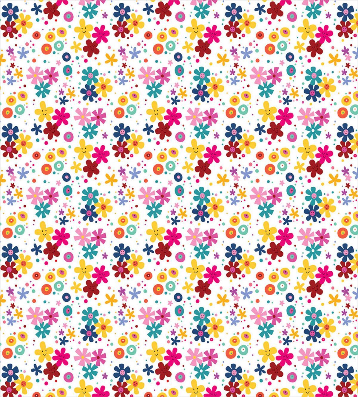 Faces Dots and Circles — Pattern