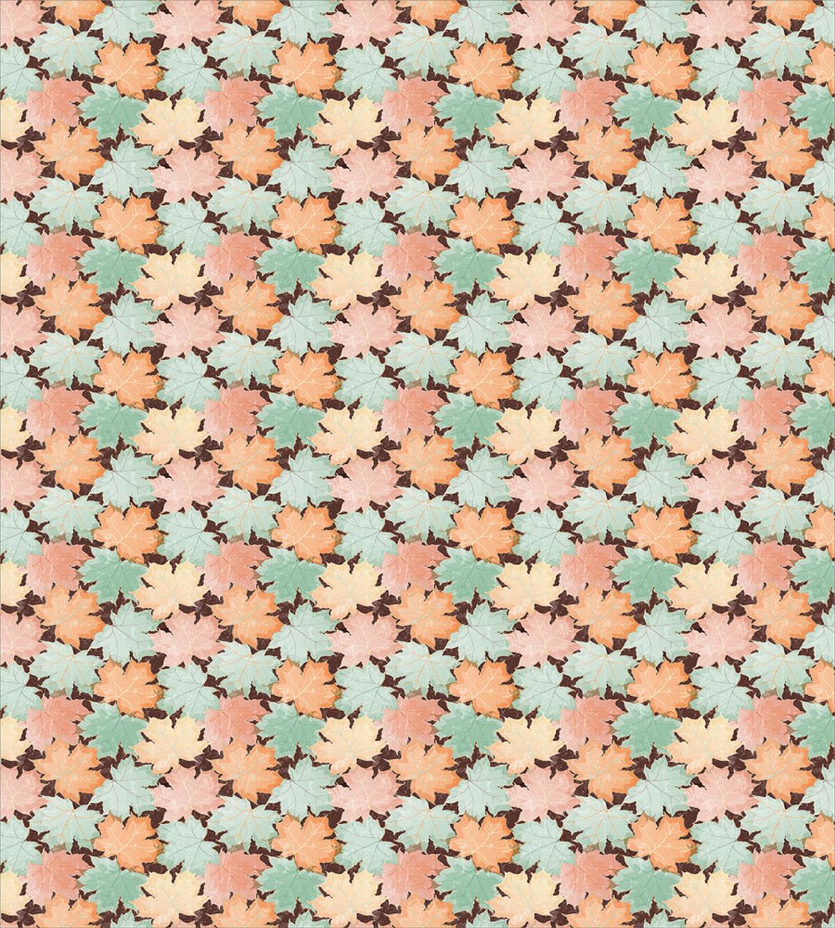 Seasonal Leaf Silhouettes — Pattern