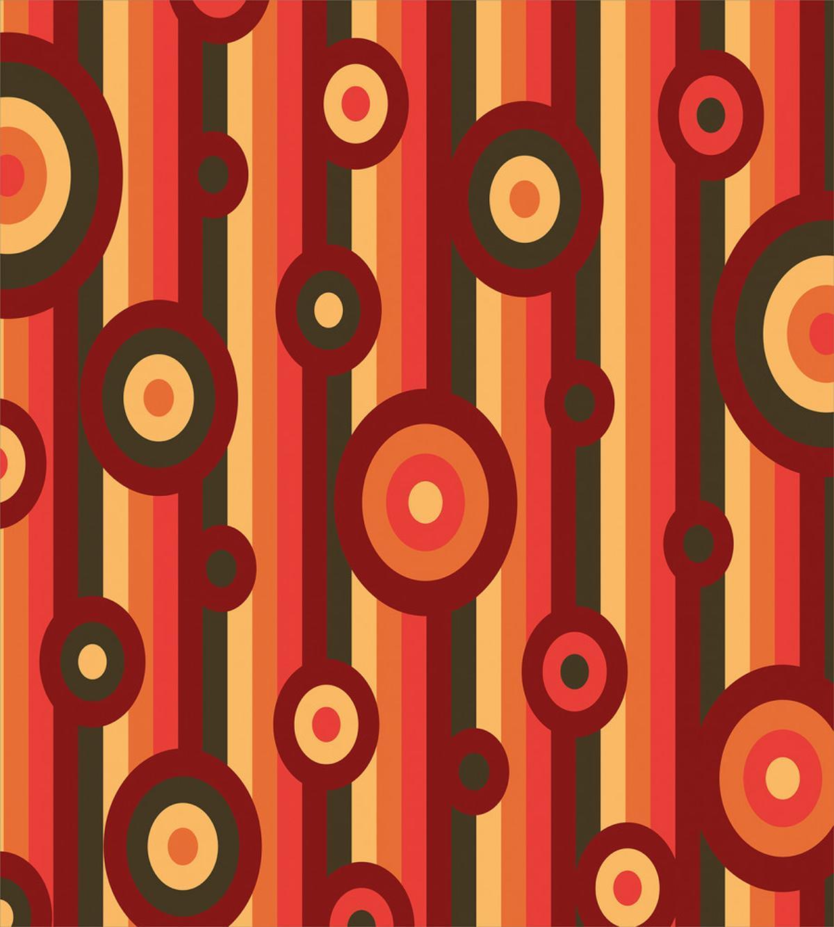 Circles Dots Stripes Art — Pattern