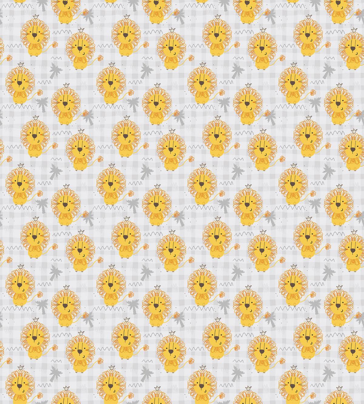 Little Lion Cartoon — Pattern