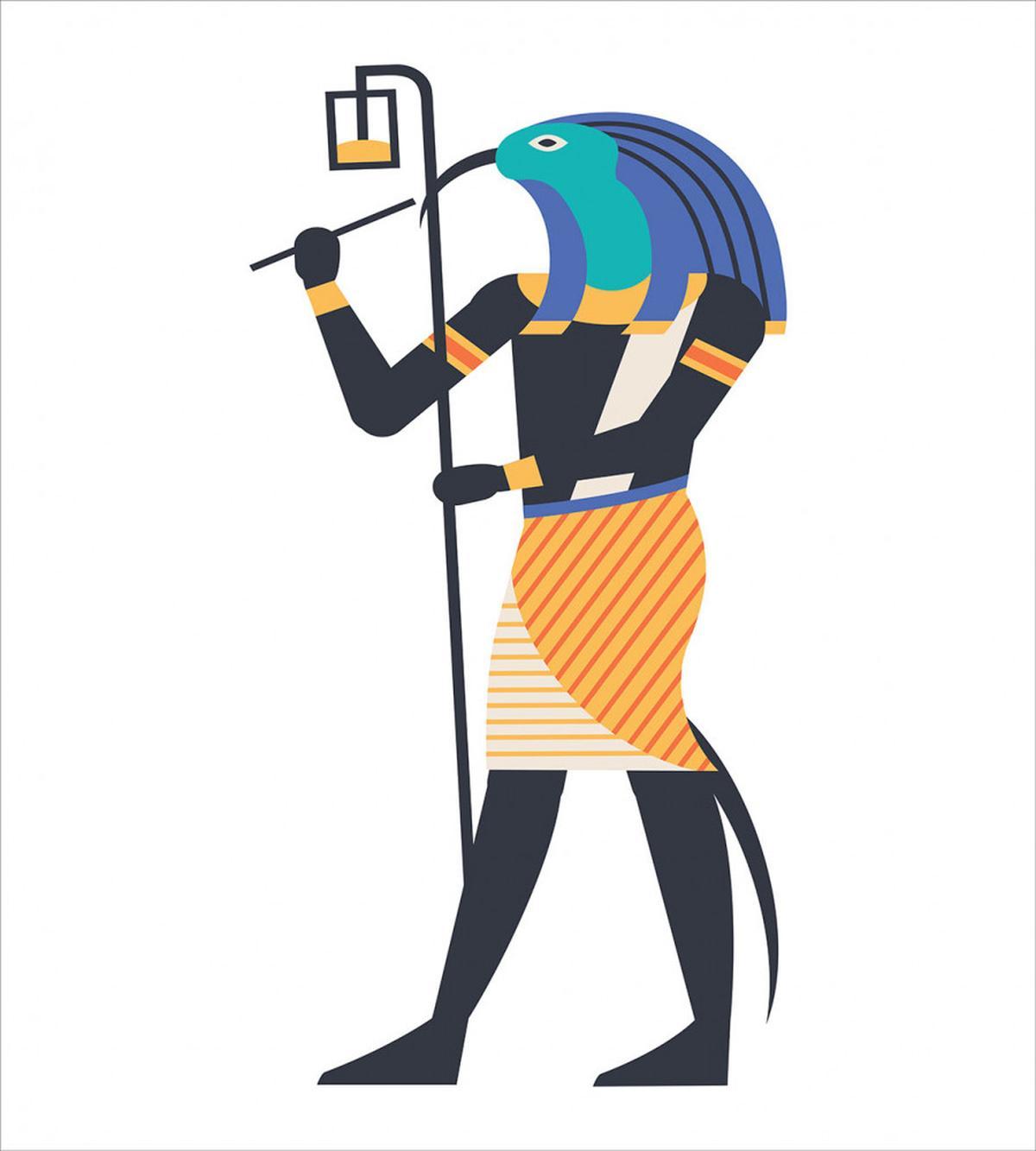 Half Human with Bird Head — Pattern