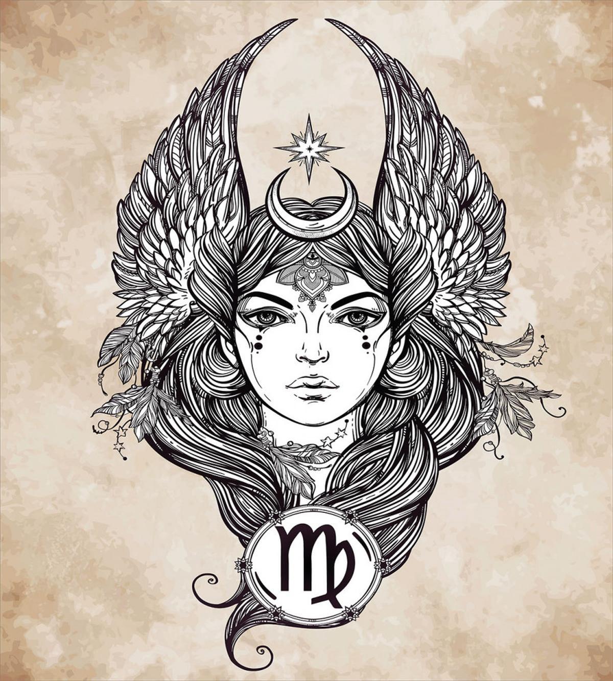 Hand Drawn Astrological — Pattern
