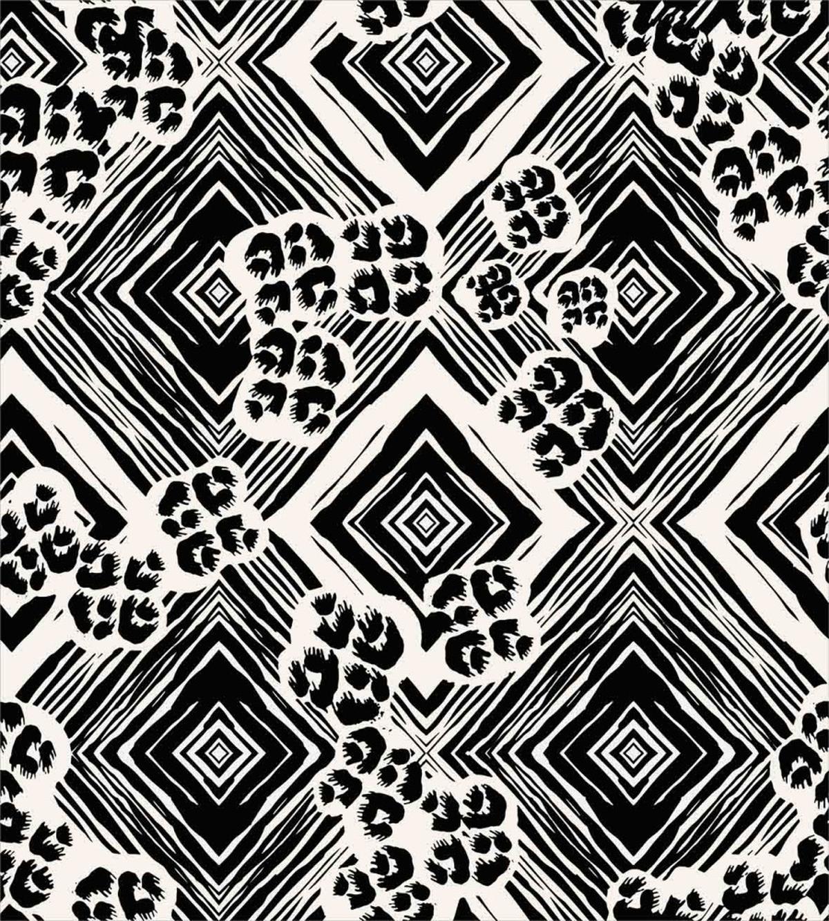 Ink Brush Style Argyle — Pattern