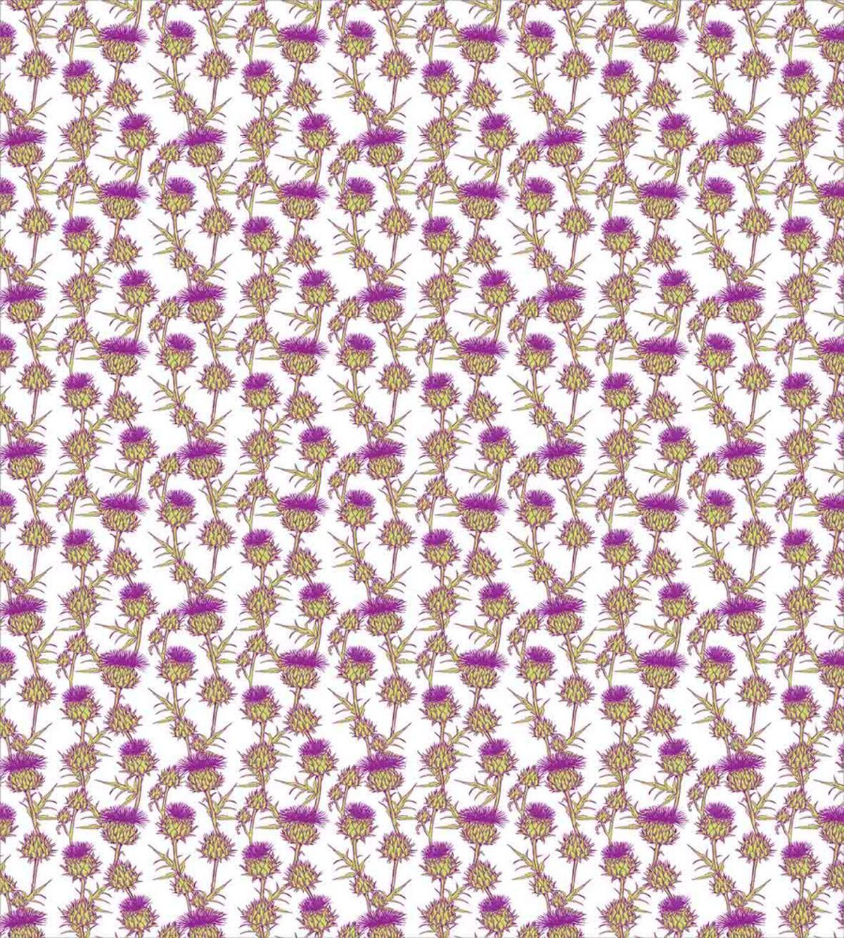 Summer Floral Thistles — Pattern