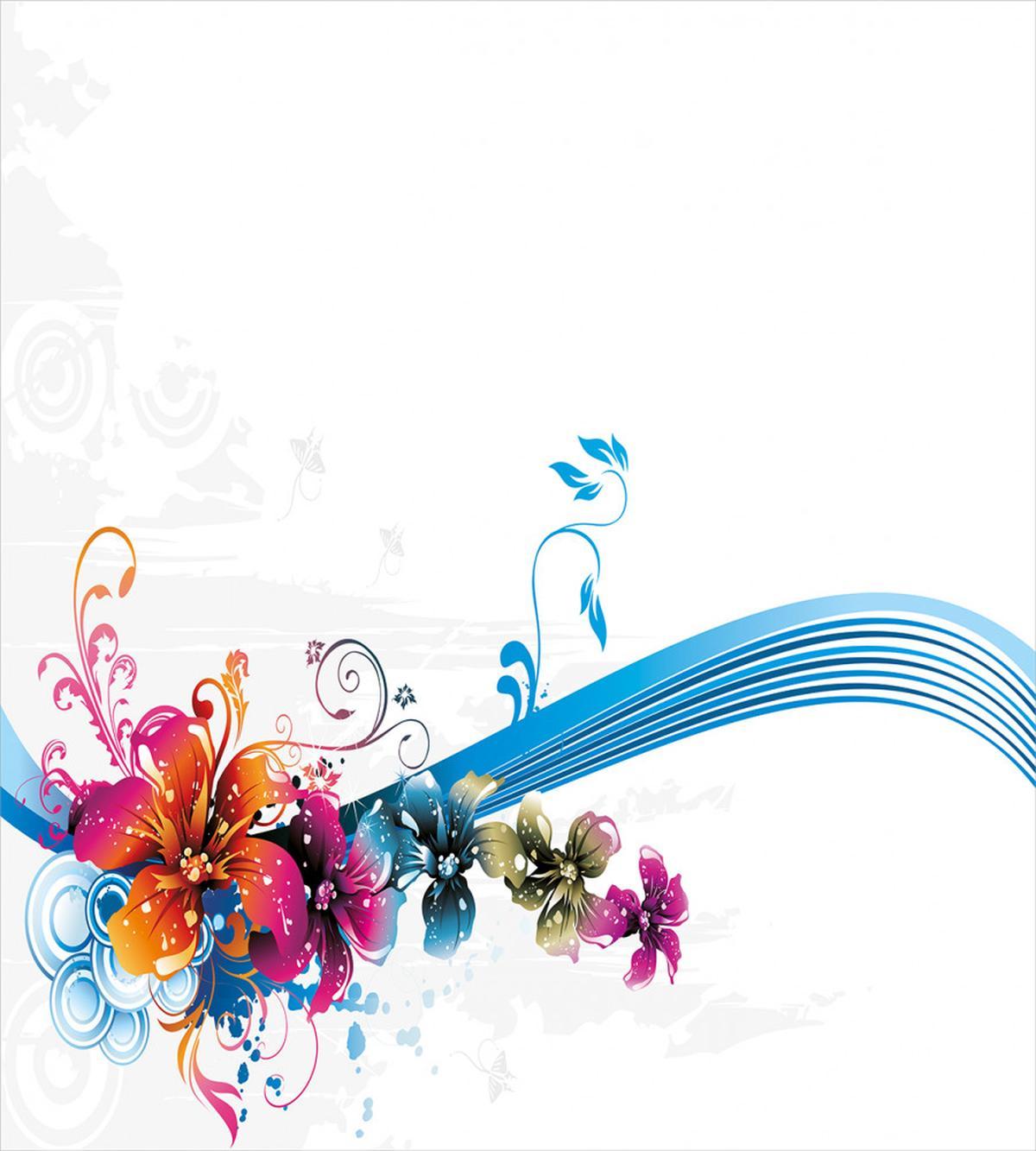 Abstract Fantasy Blossom — Pattern