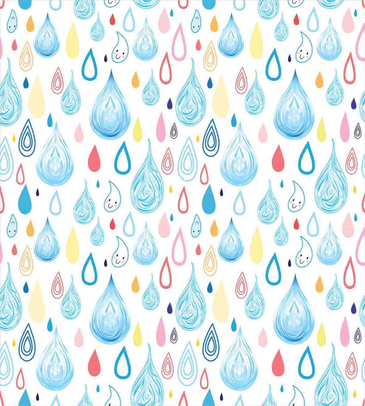 Funny Raindrop Autumn — Pattern