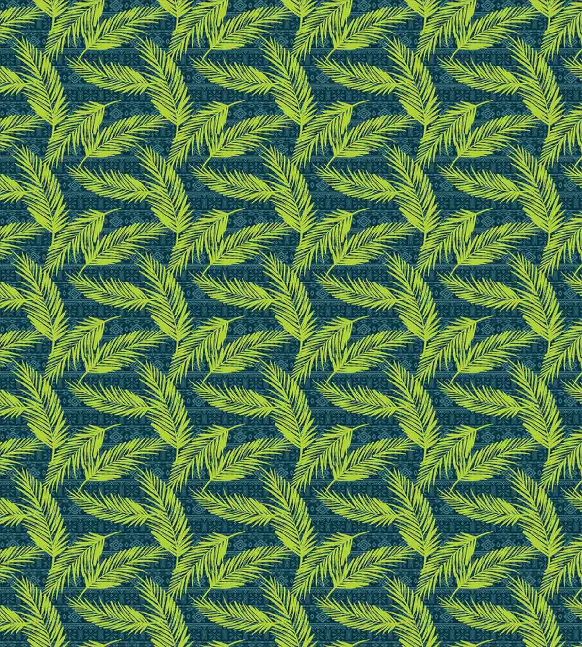 Palms on Aztec Background — Pattern