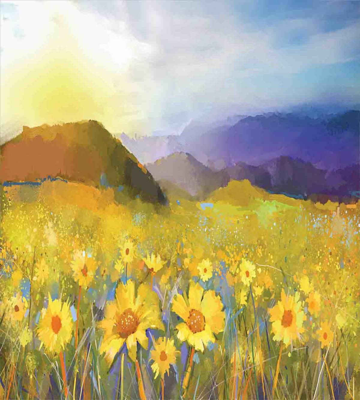 Daisy Blossoming Meadow — Pattern