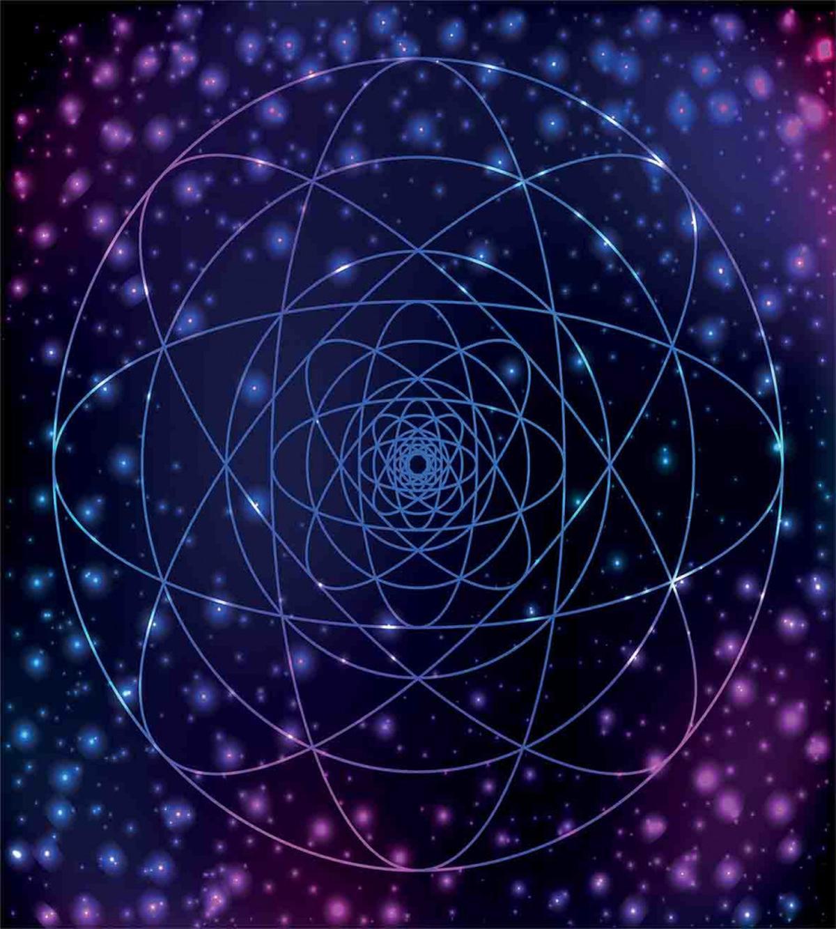 Outer Space Line Art — Pattern