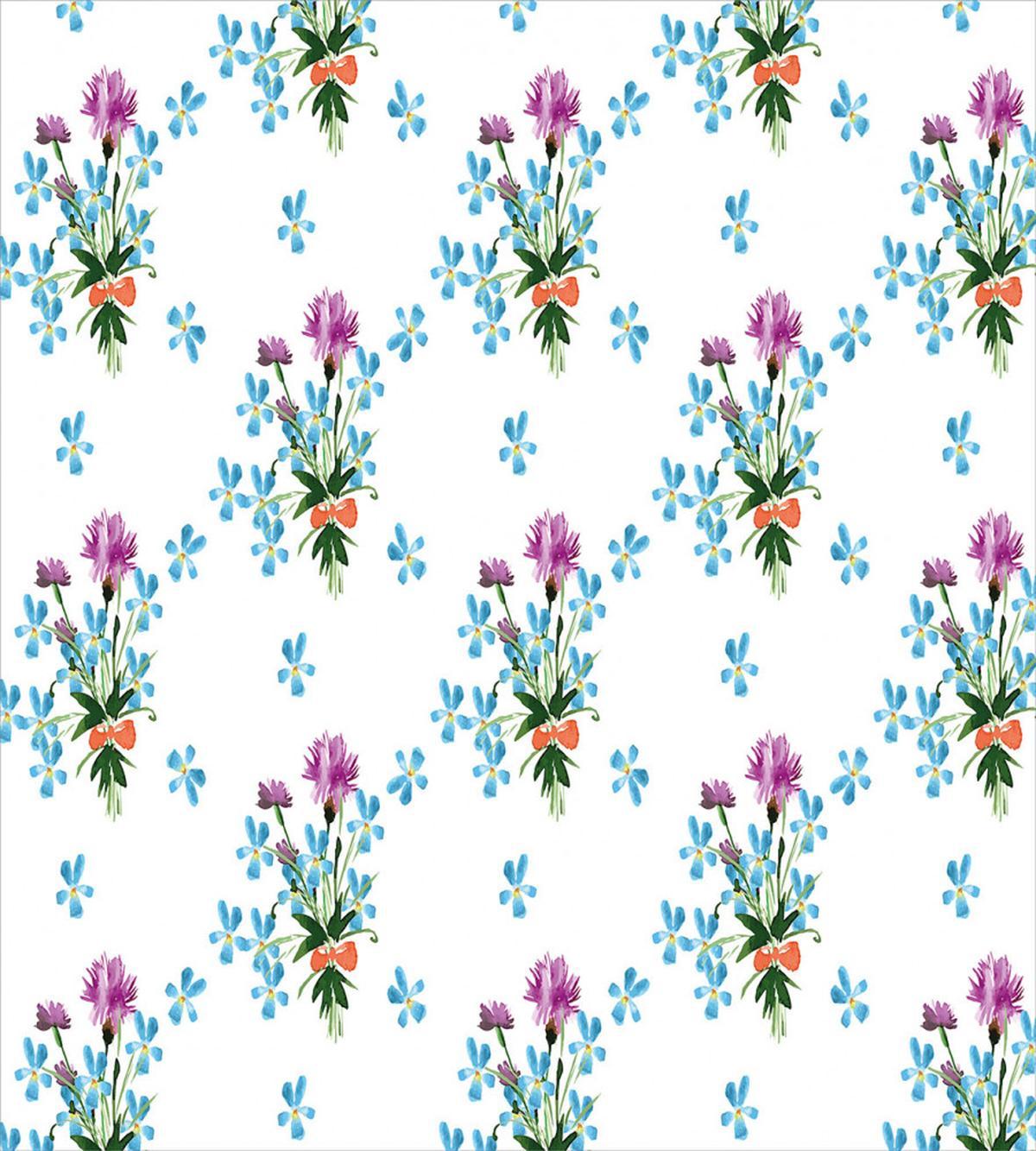 Colorful Spring Time Botany — Pattern
