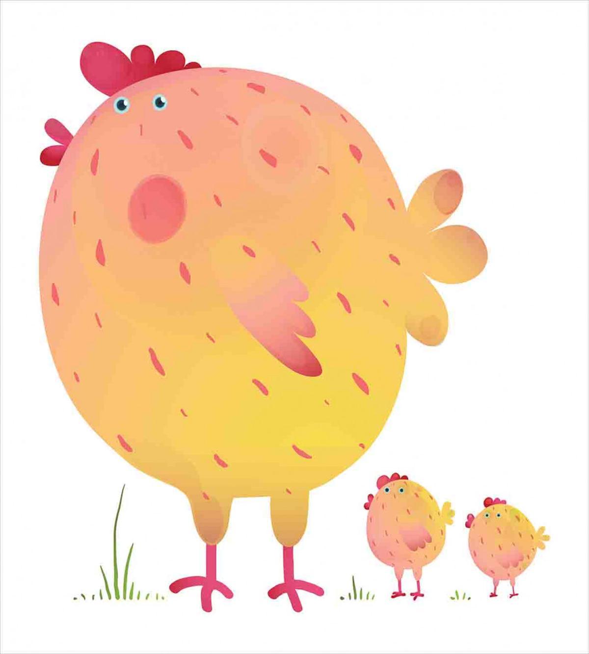 Mother Hen and Chicks — Pattern