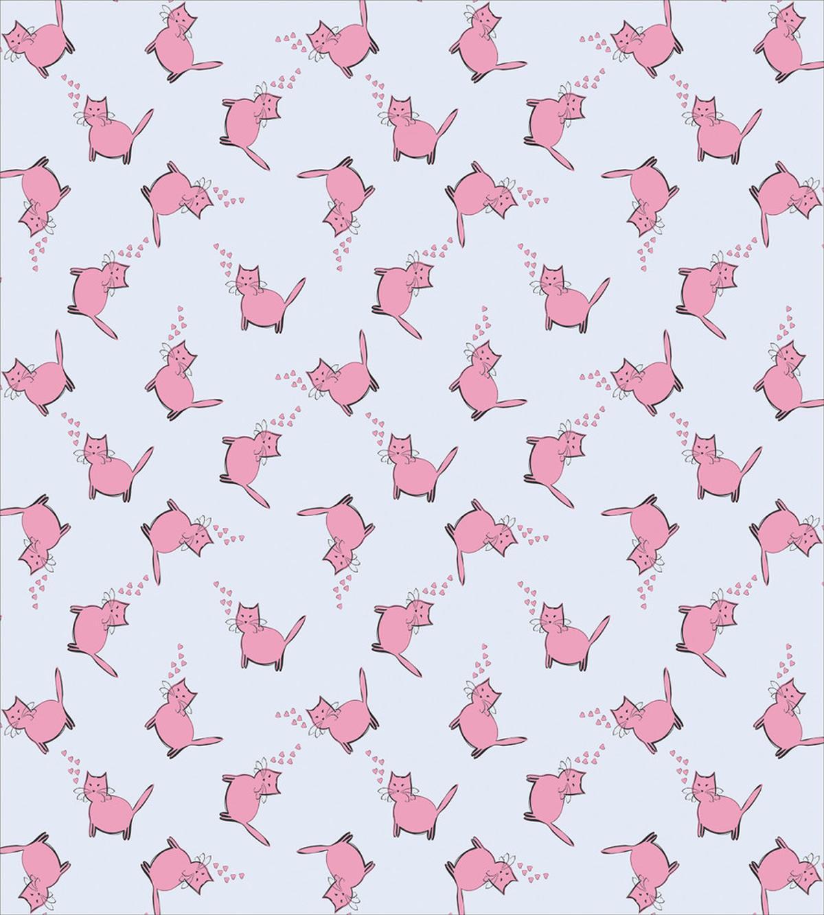 Romantic Pink Kittens — Pattern