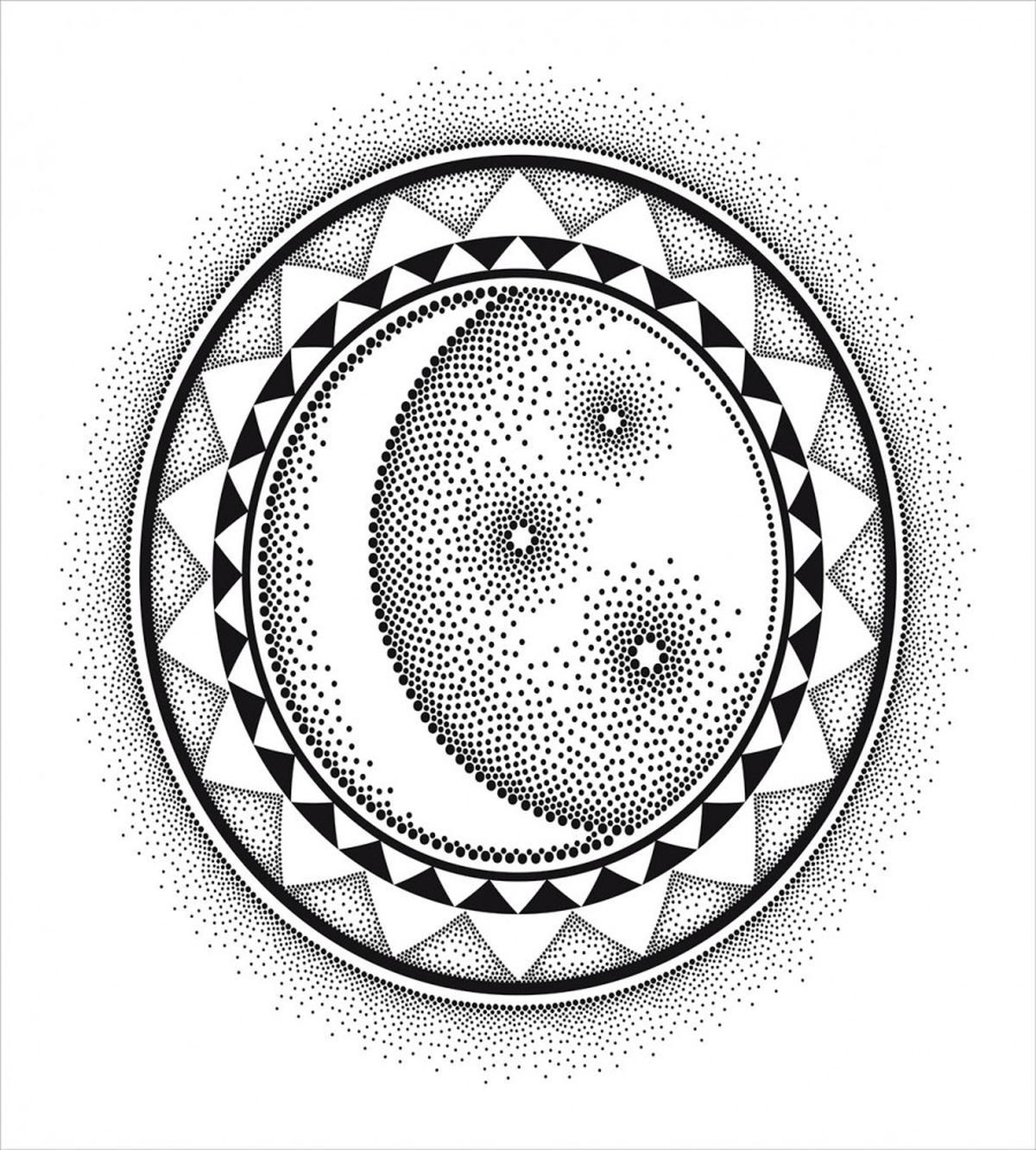Magic Sun Stars Night — Pattern