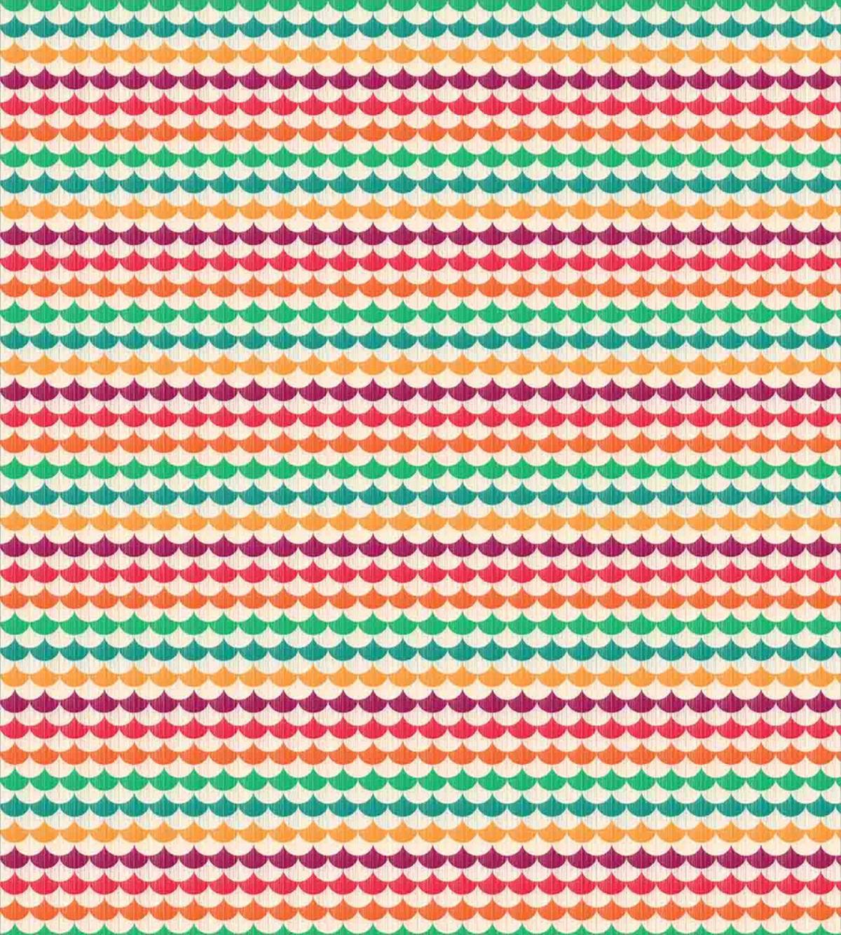 Stripy Vivid Waves — Pattern