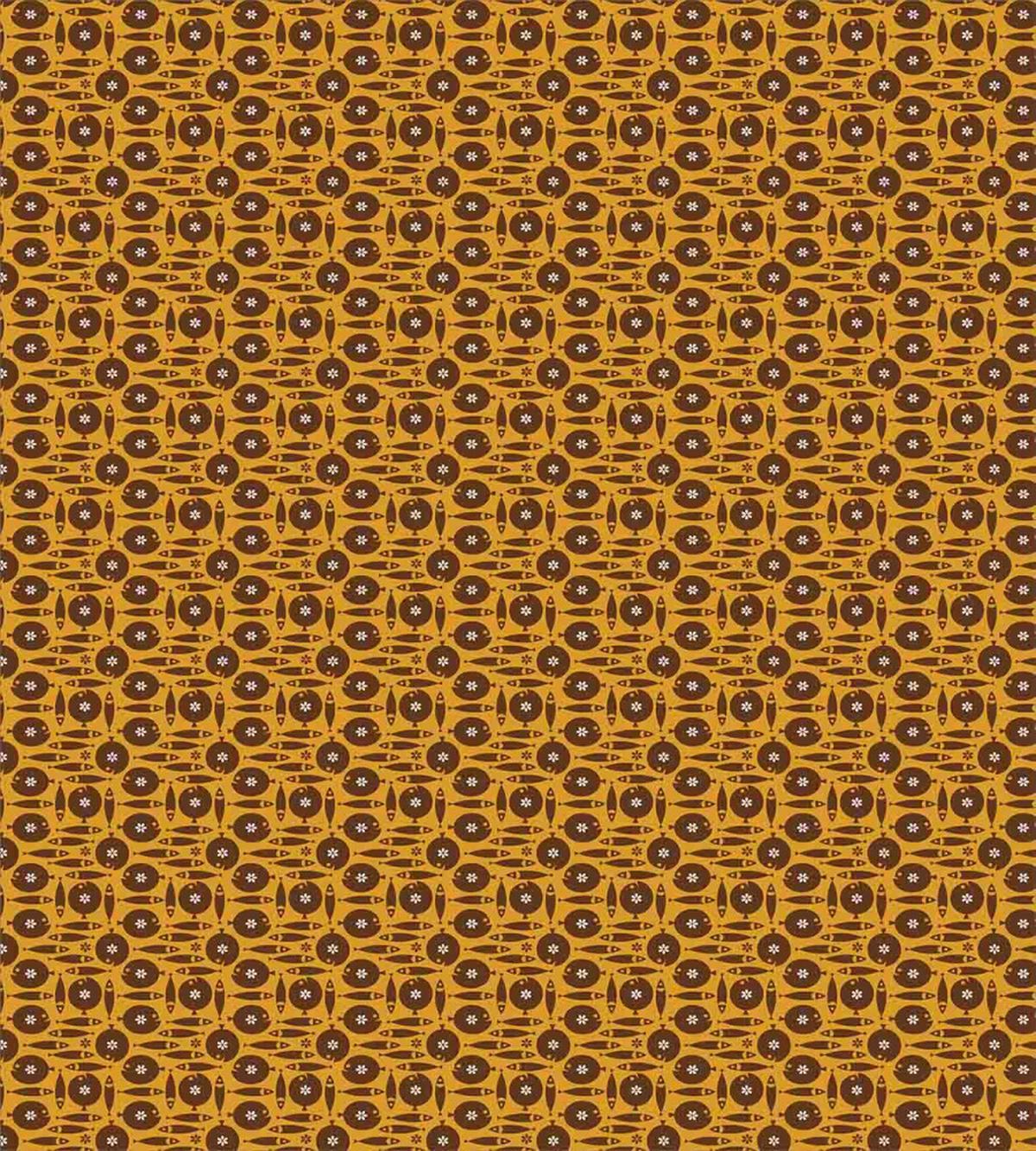 Retro Coffee Tones — Pattern