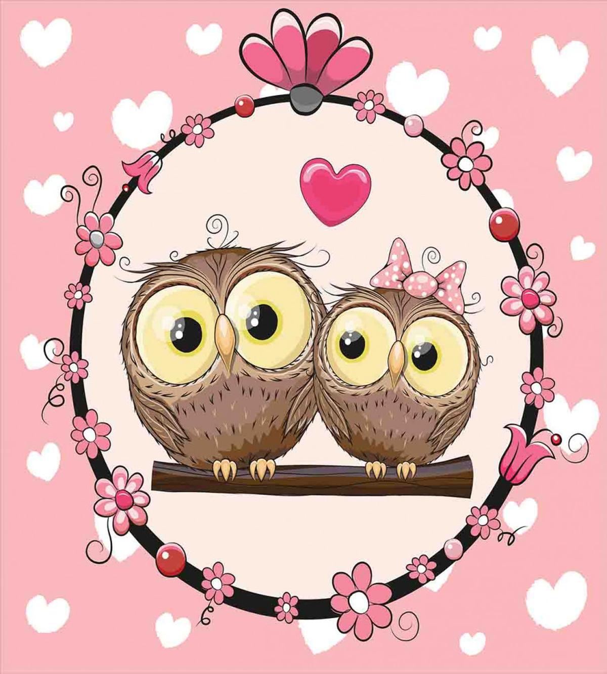Couple on Branch — Pattern