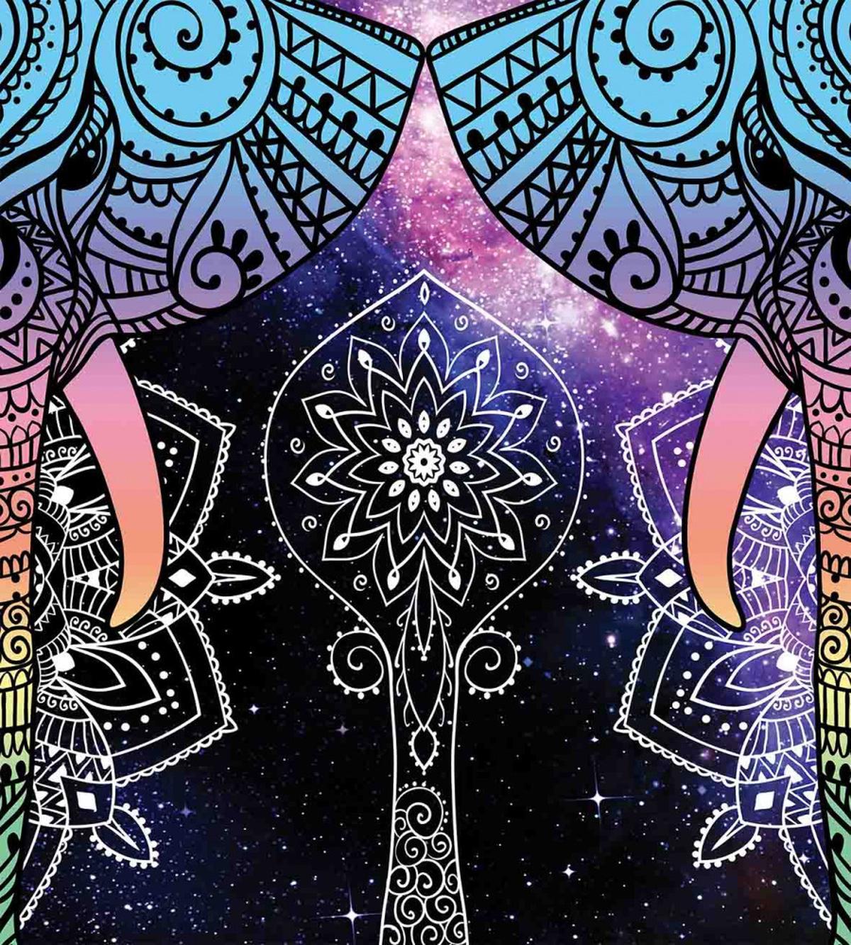 Space Galaxy with Milky Way — Pattern