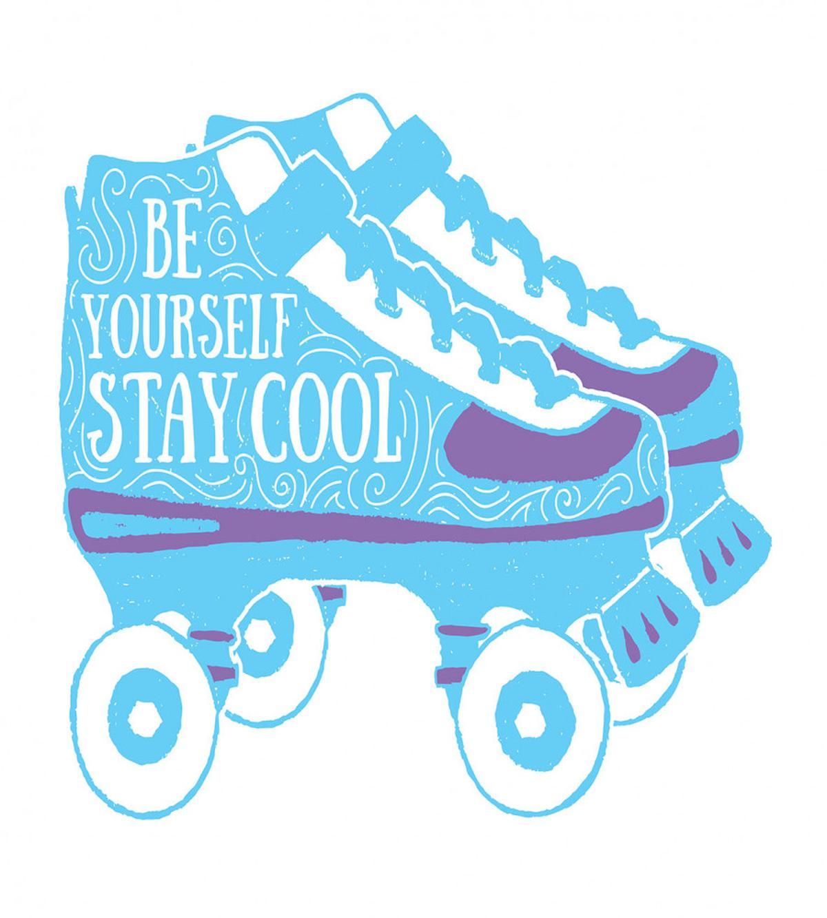 Be Yourself Roller Skate — Pattern