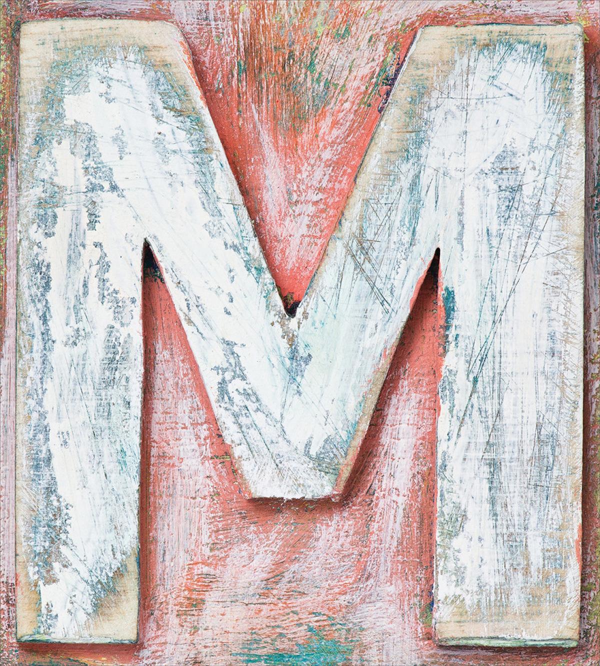 Old Wood Patterned M — Pattern