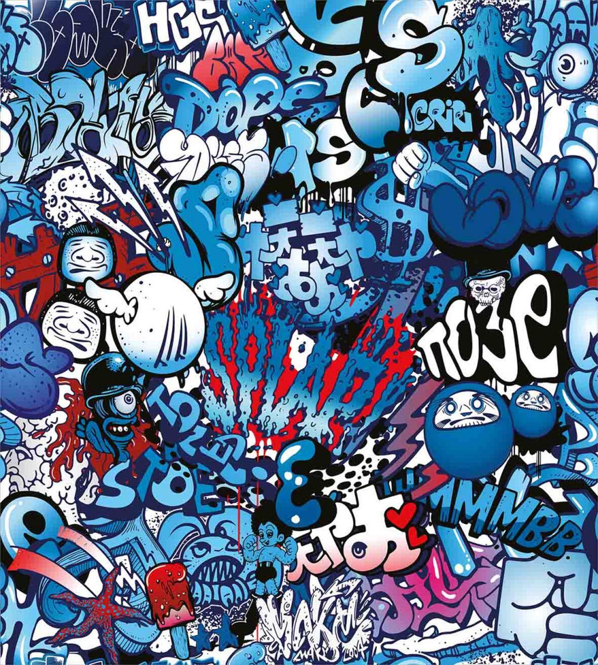 Graffiti Street Art — Pattern