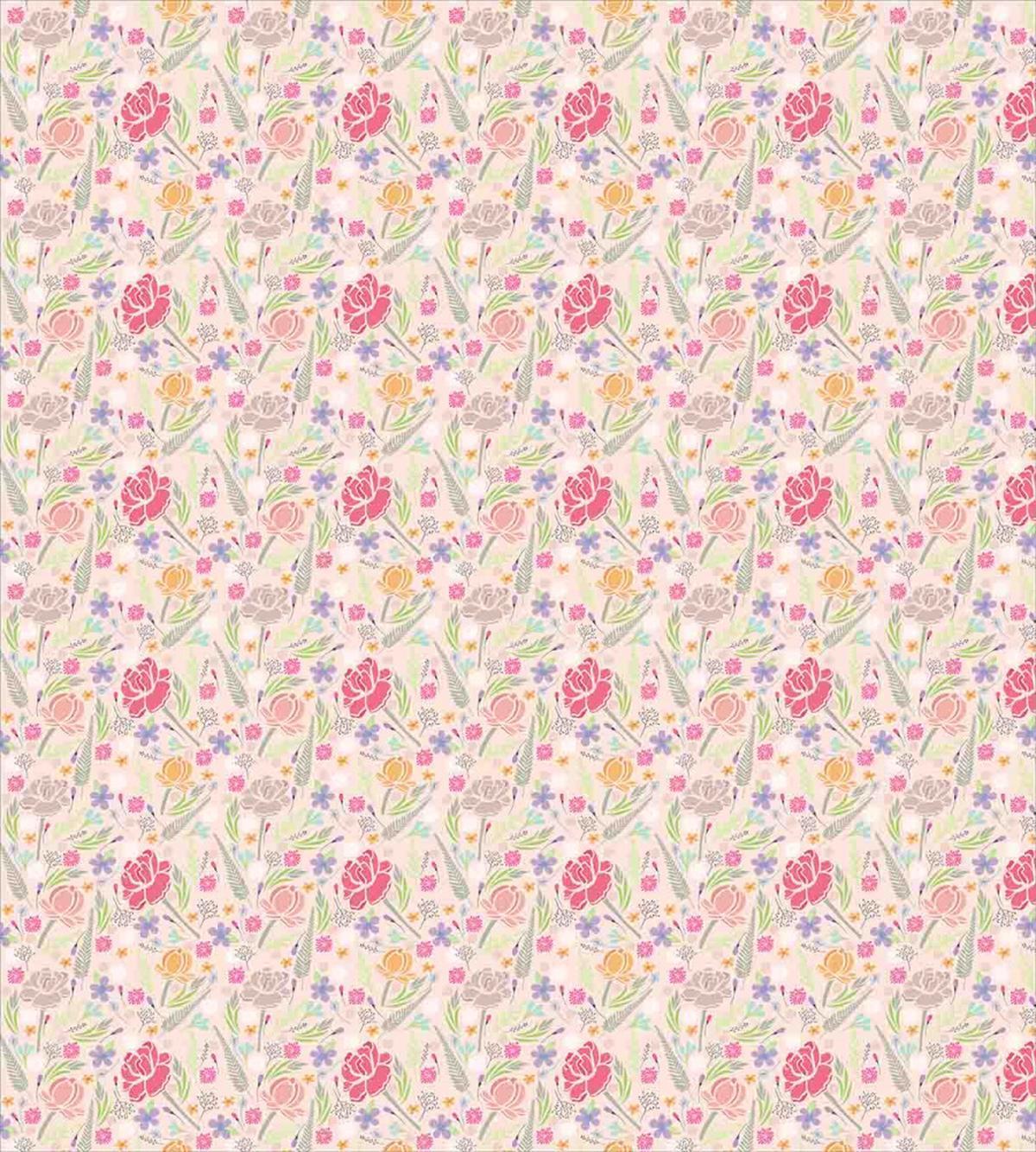 Delicate Spring Garden Peony — Pattern
