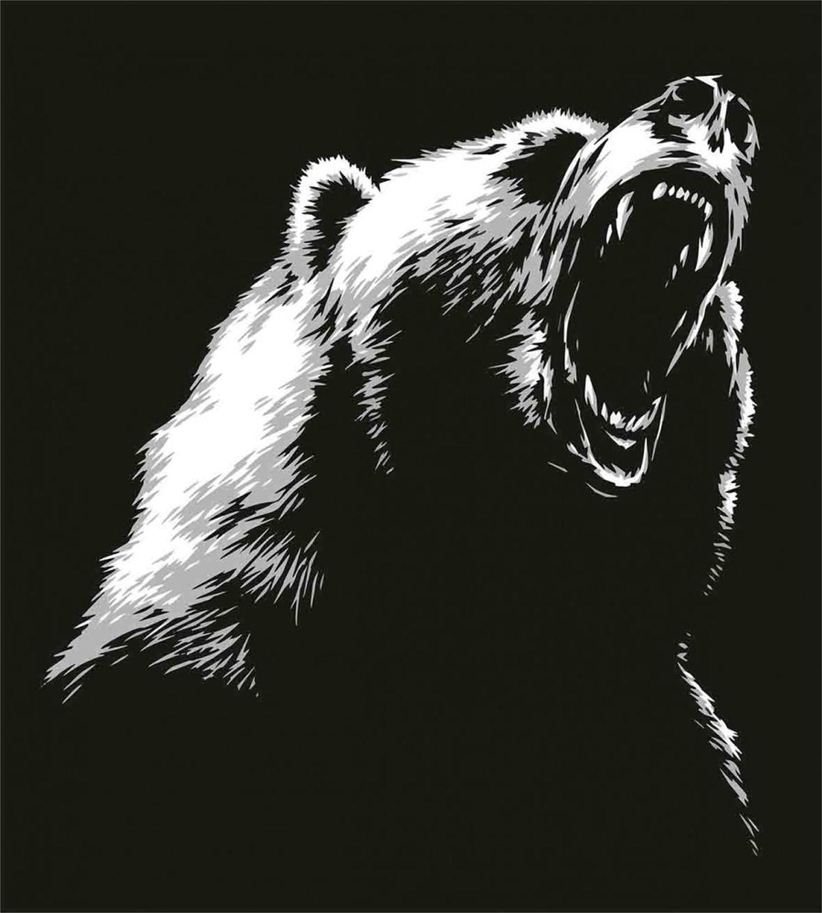 Sketch Art Carnivore Roar — Pattern
