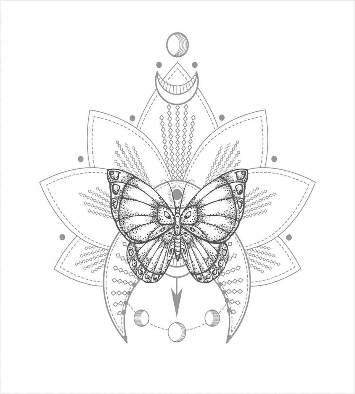 Butterfly Floral Mystic — Pattern