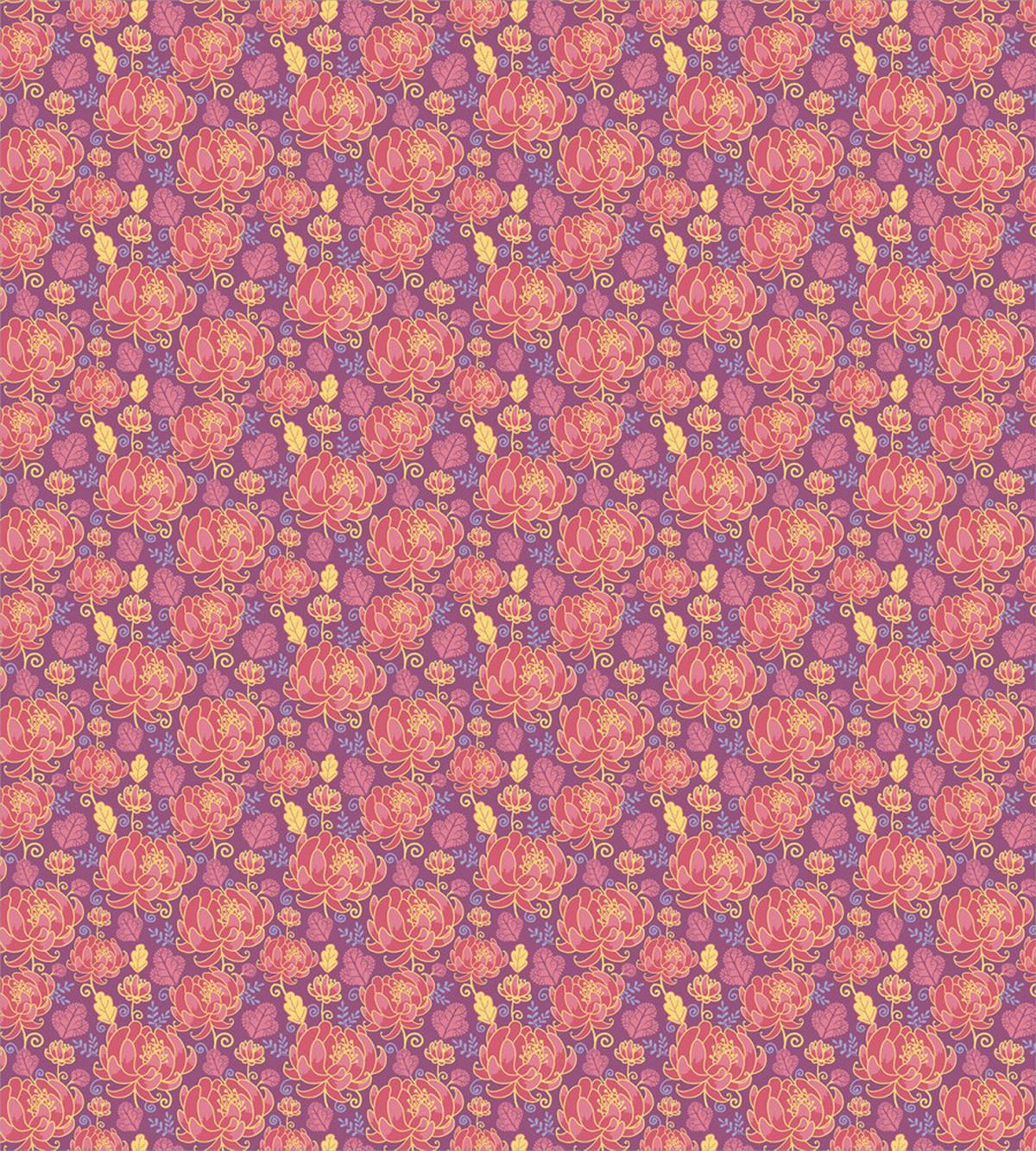Flowers and Swirls — Pattern