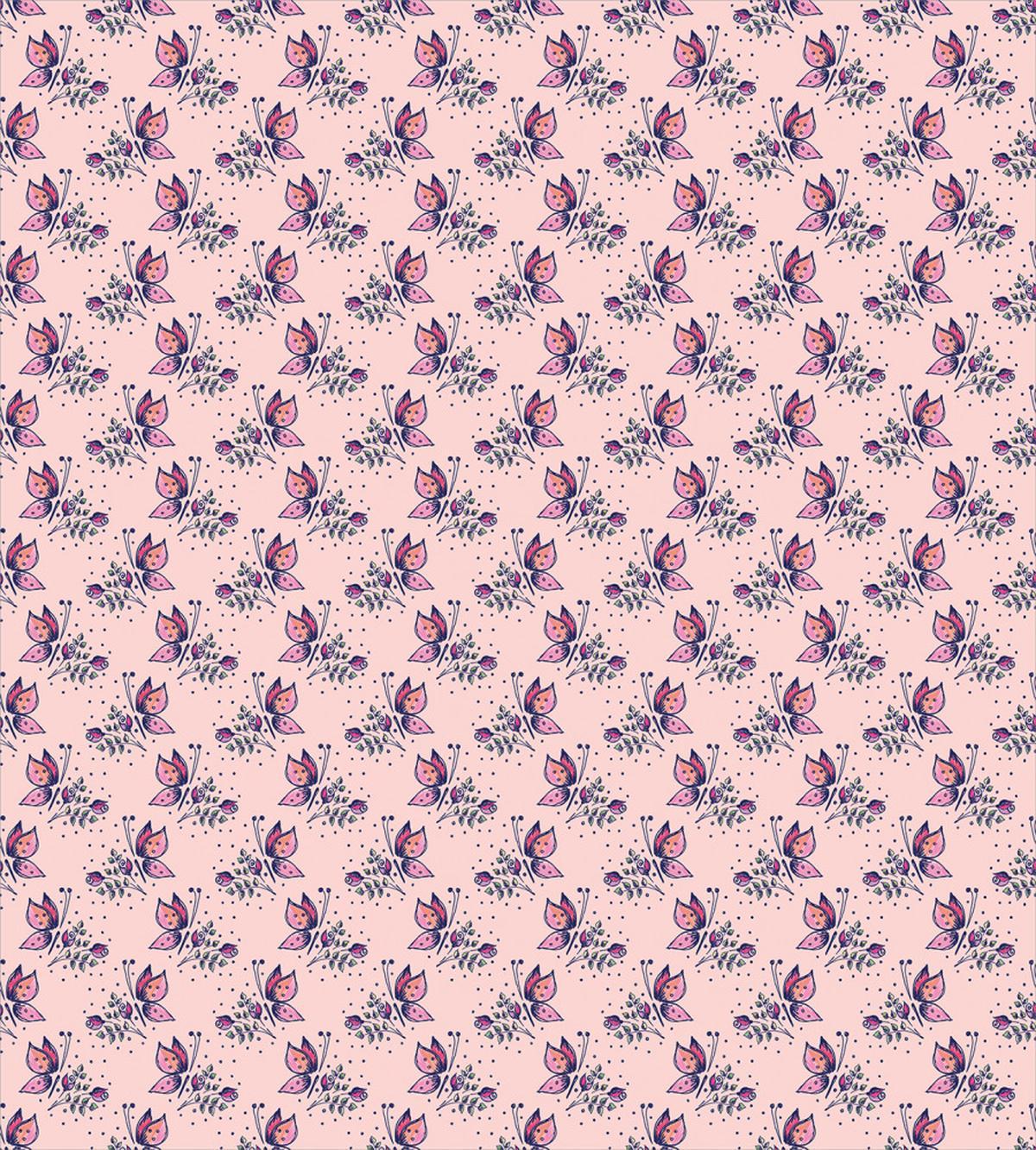 Butterfly Vivid Bouquet — Pattern