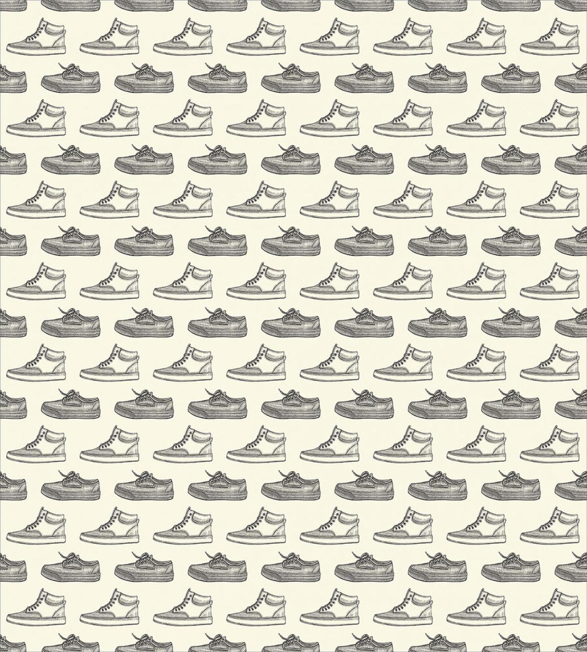 Retro Sneaker Shoes Pattern — Pattern