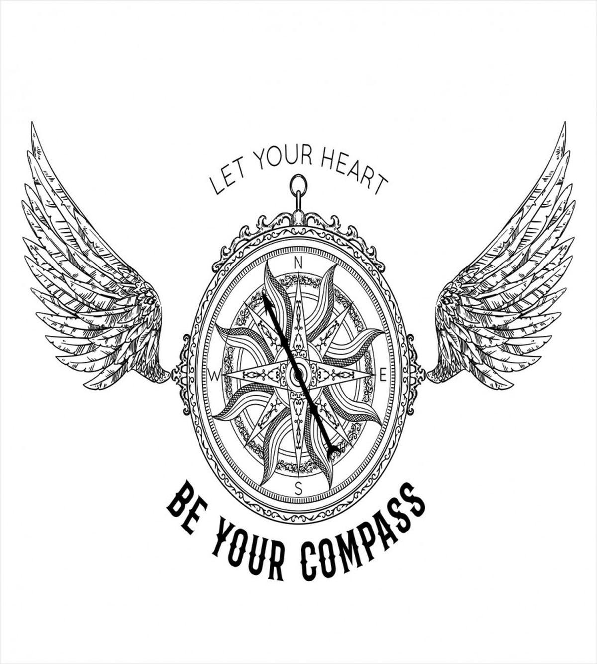 Antique Compass — Pattern