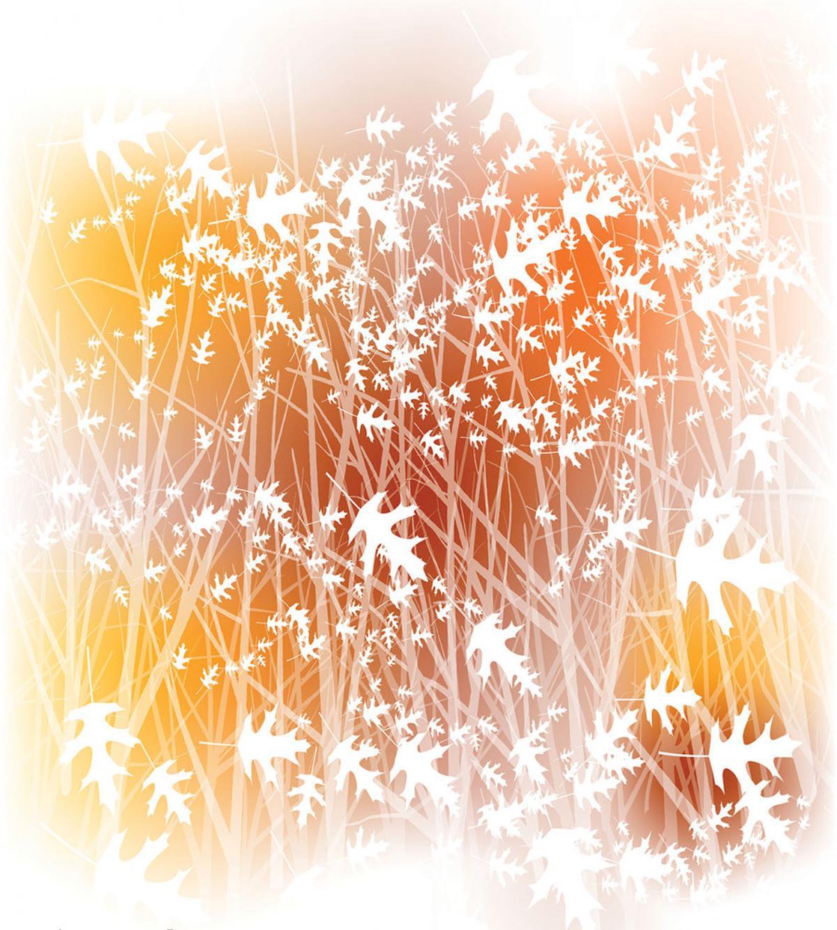 Oak Forest in Autumn — Pattern