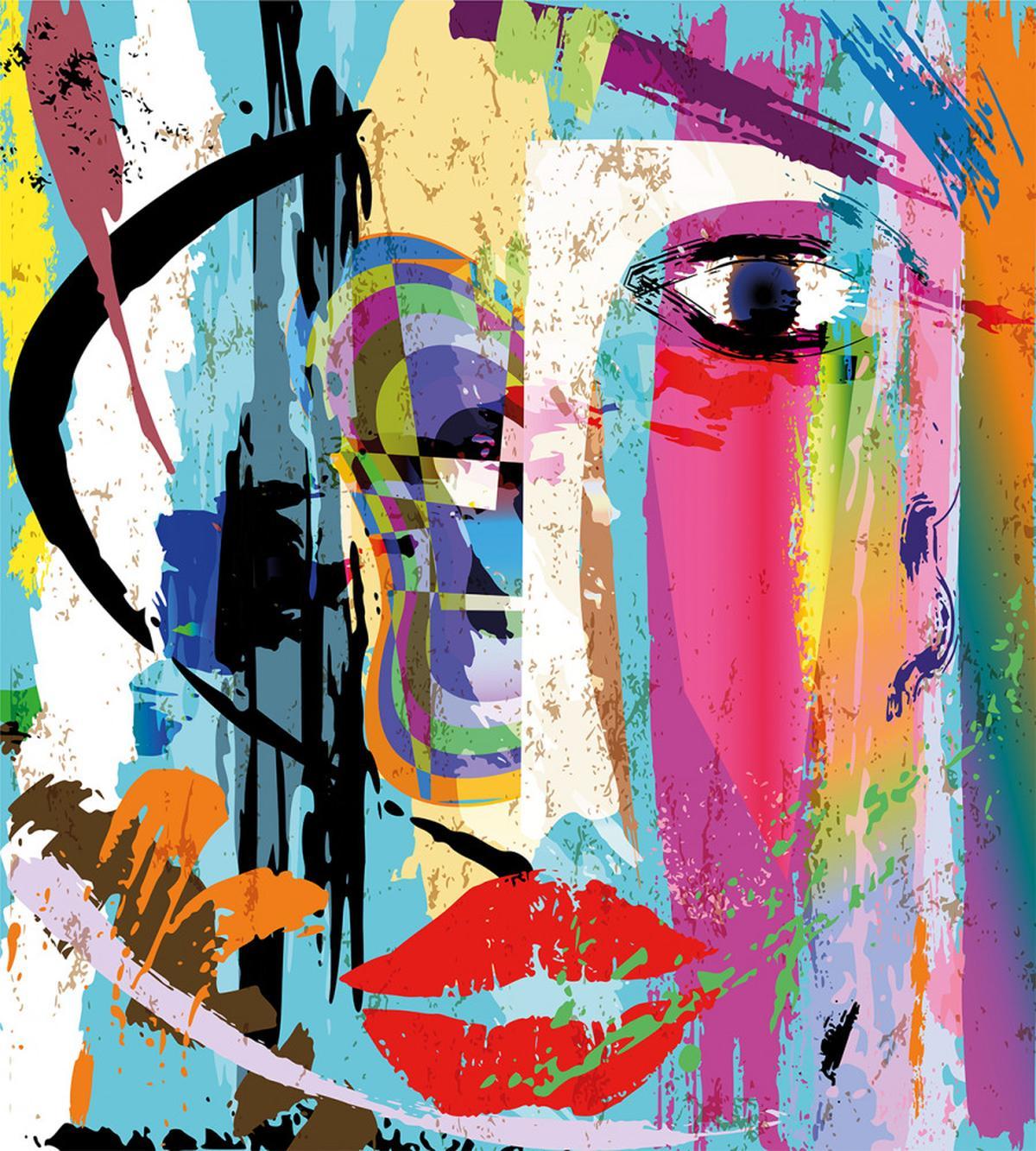 Paint Strokes Splashes — Pattern