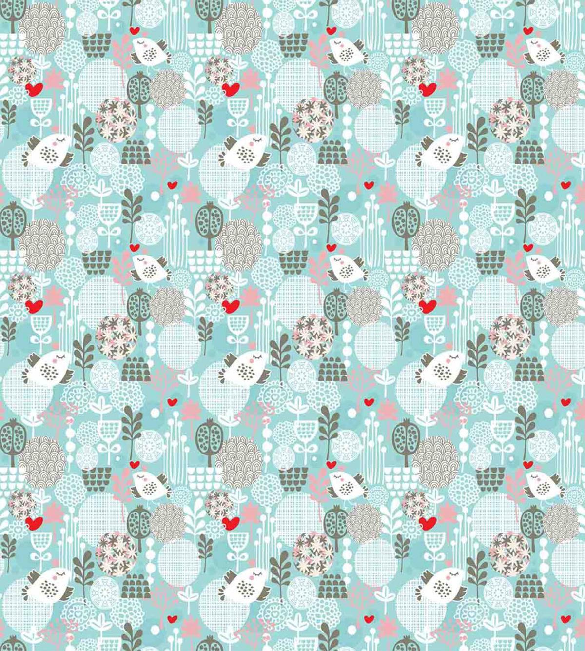 Birds Hearts Flowers — Pattern