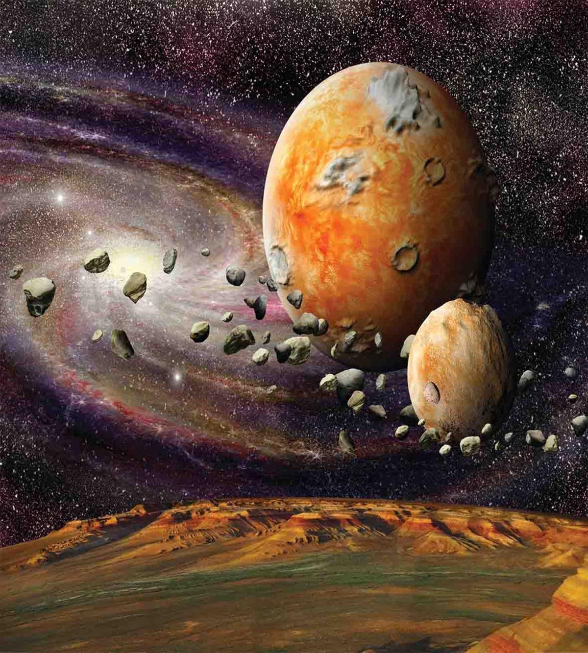 Universe Space Planets — Pattern