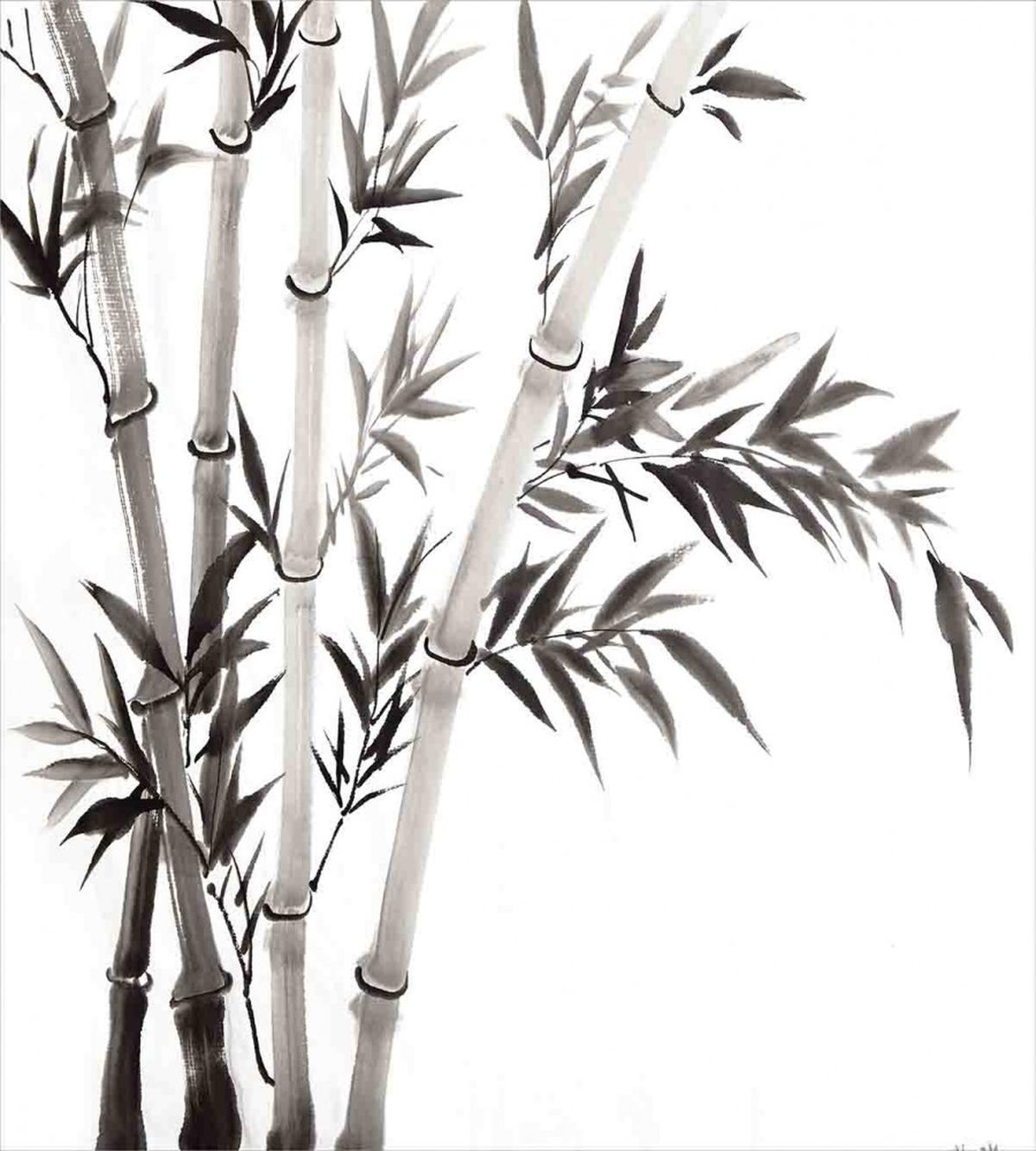 Traditional Bamboo Leaves — Pattern
