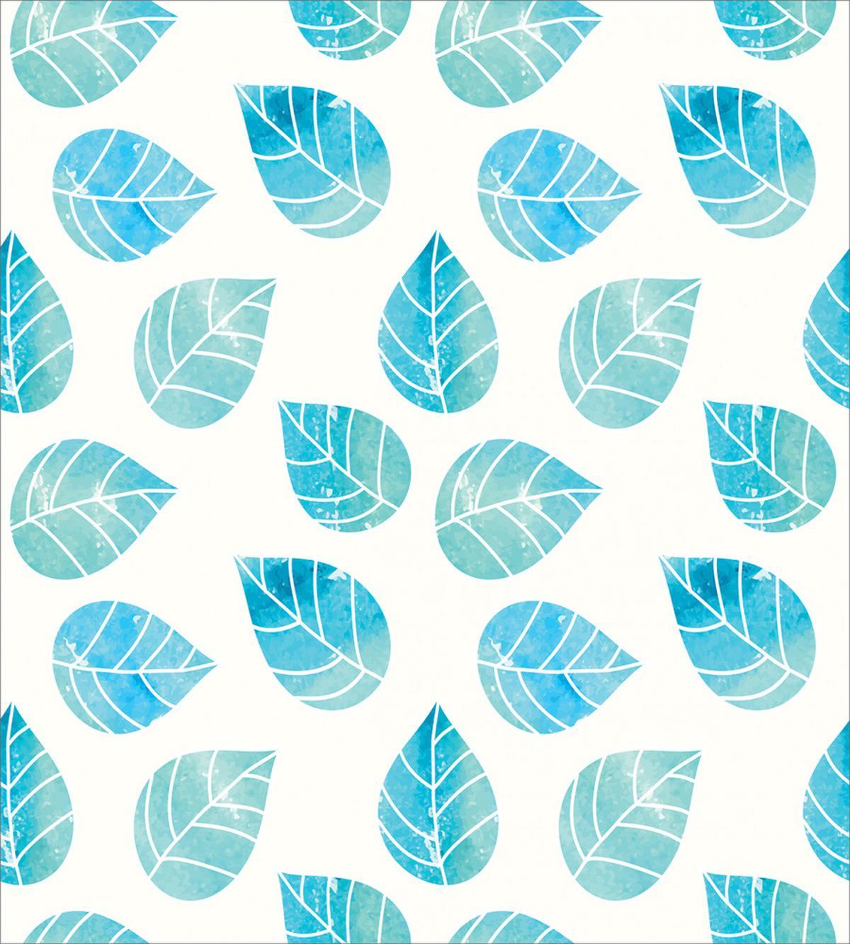 Fallen Blue Leaves — Pattern