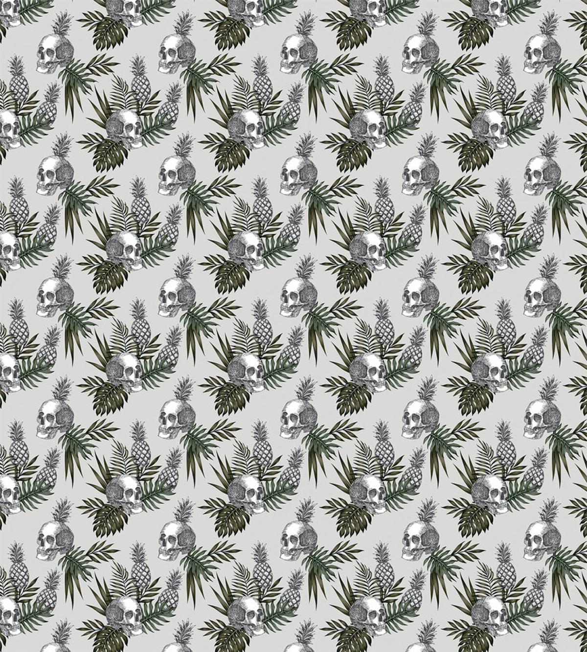 Gothic Item on Tropic Leaves — Pattern