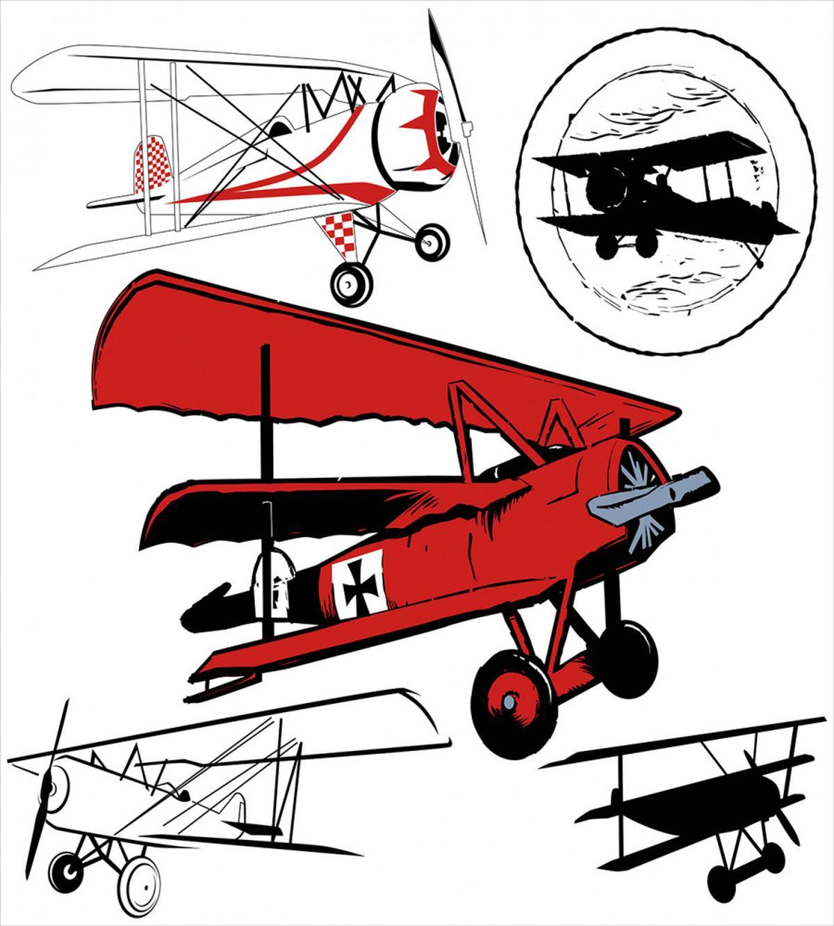 Biplanes Set — Pattern