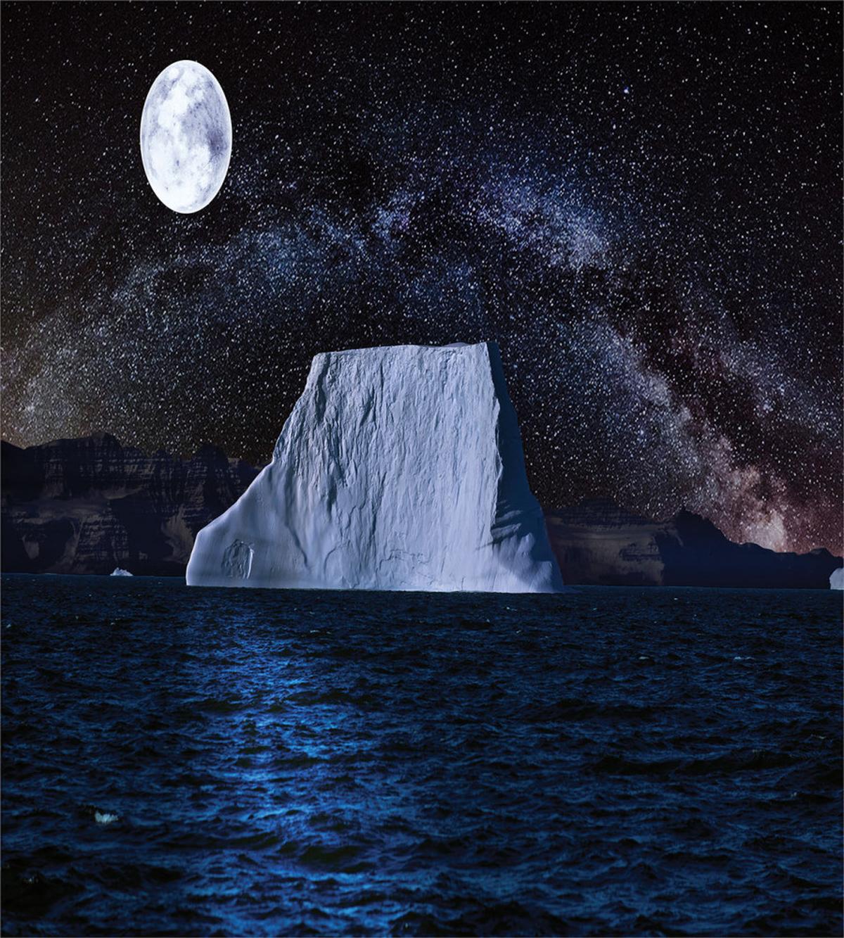 Iceberg Reflection Sky — Pattern