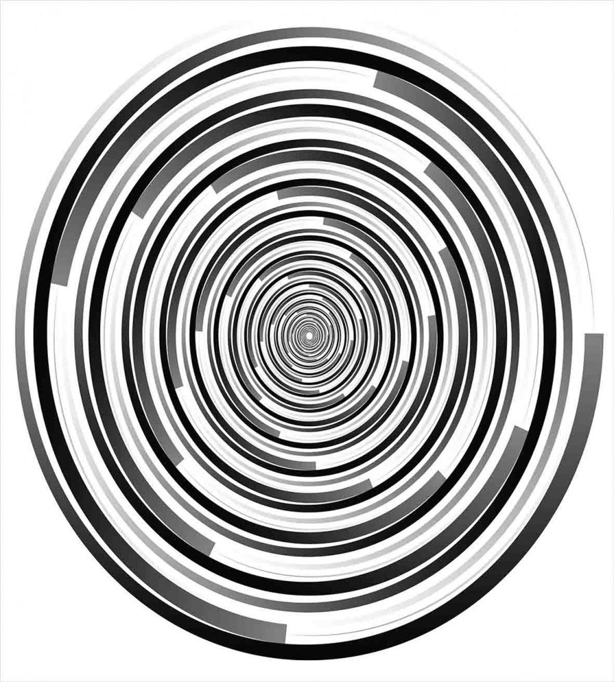 Abstract Art Spirals — Pattern