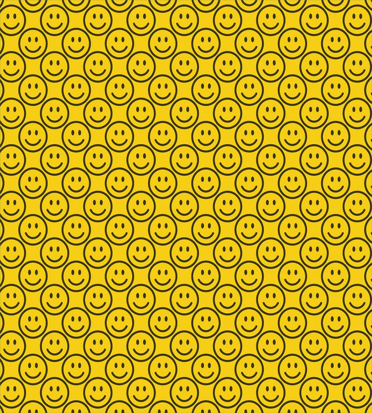Diagonal Smiling Faces — Pattern