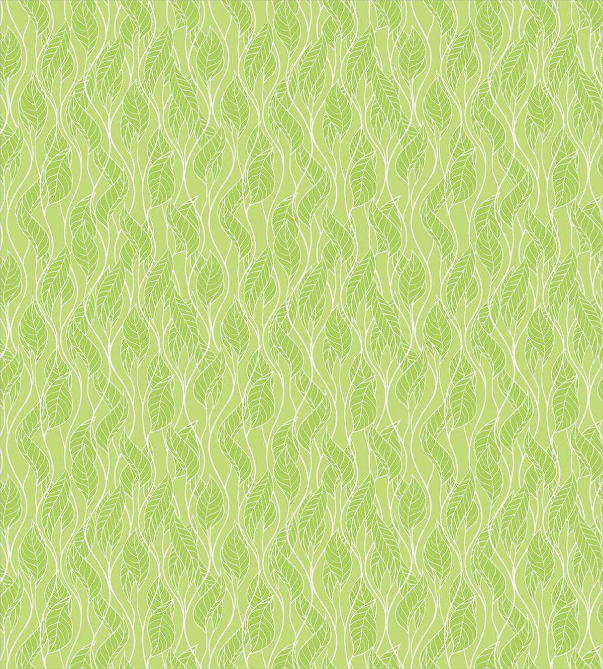 Green Curvy Twigs Botany — Pattern