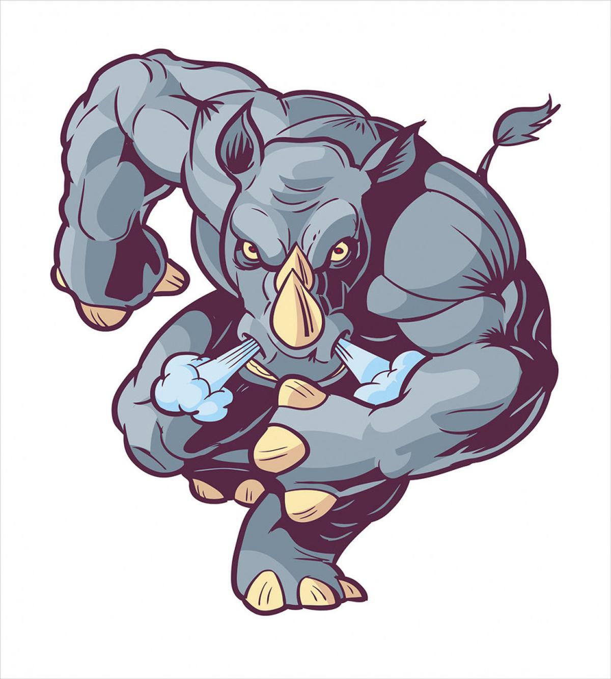 Anthropomorphic Mascot Run — Pattern