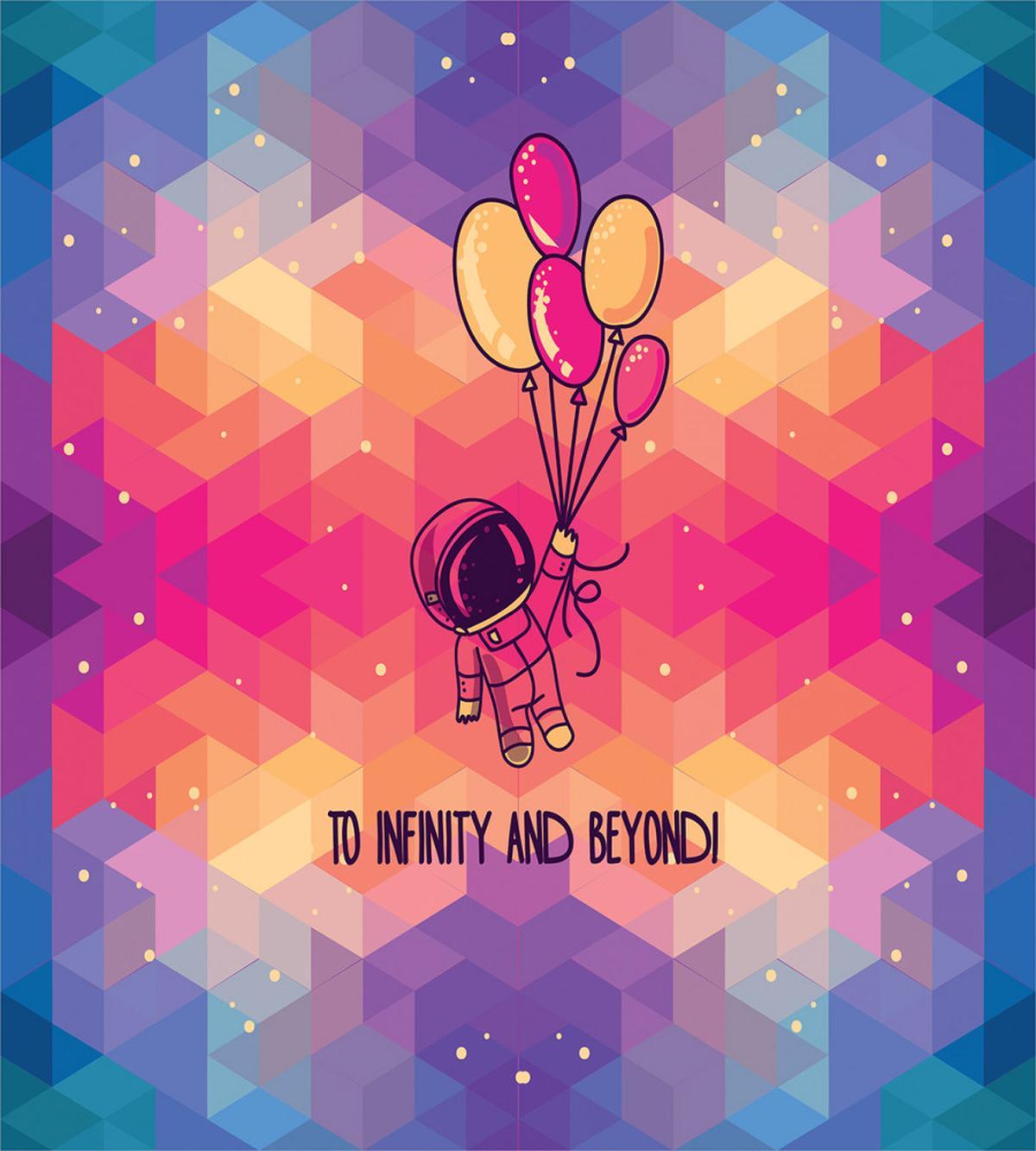 Doodle Space Man — Pattern