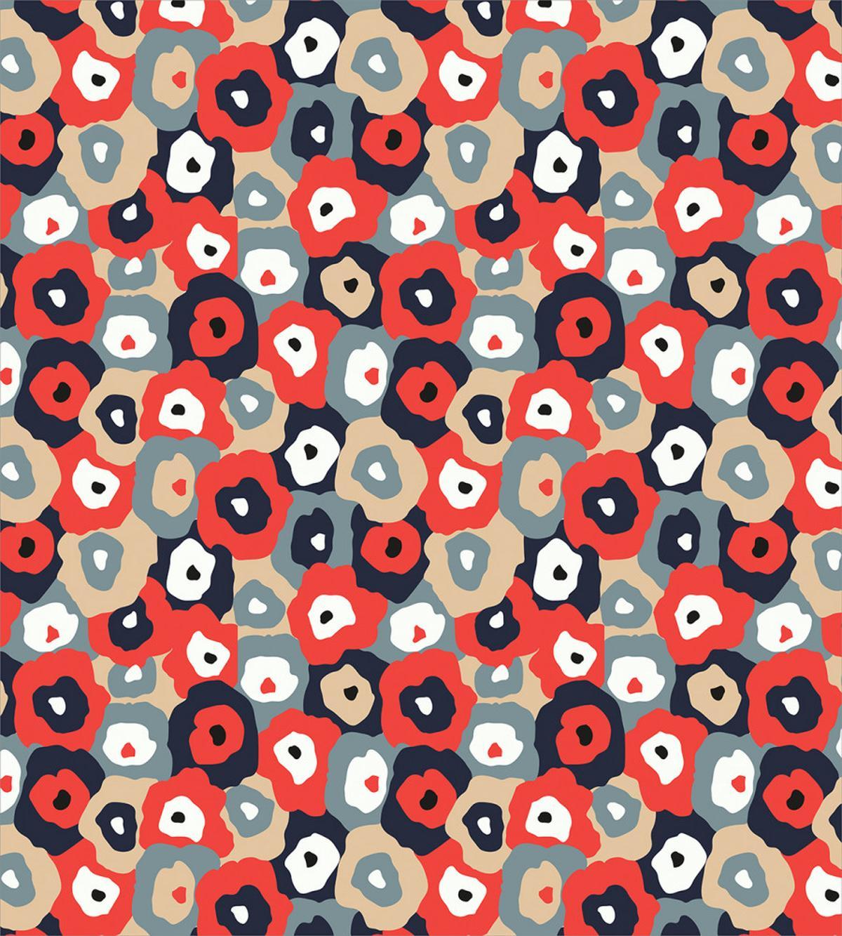 Abstract Poppy Field — Pattern