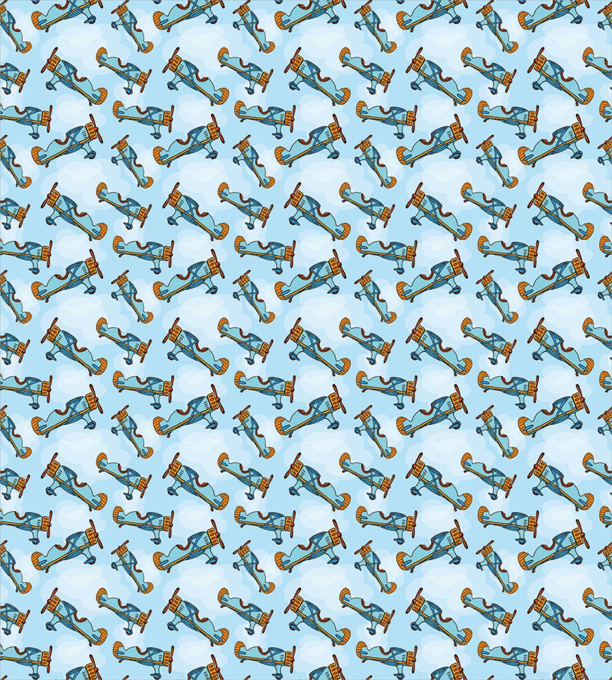 Cartoon Kids Aircrafts — Pattern