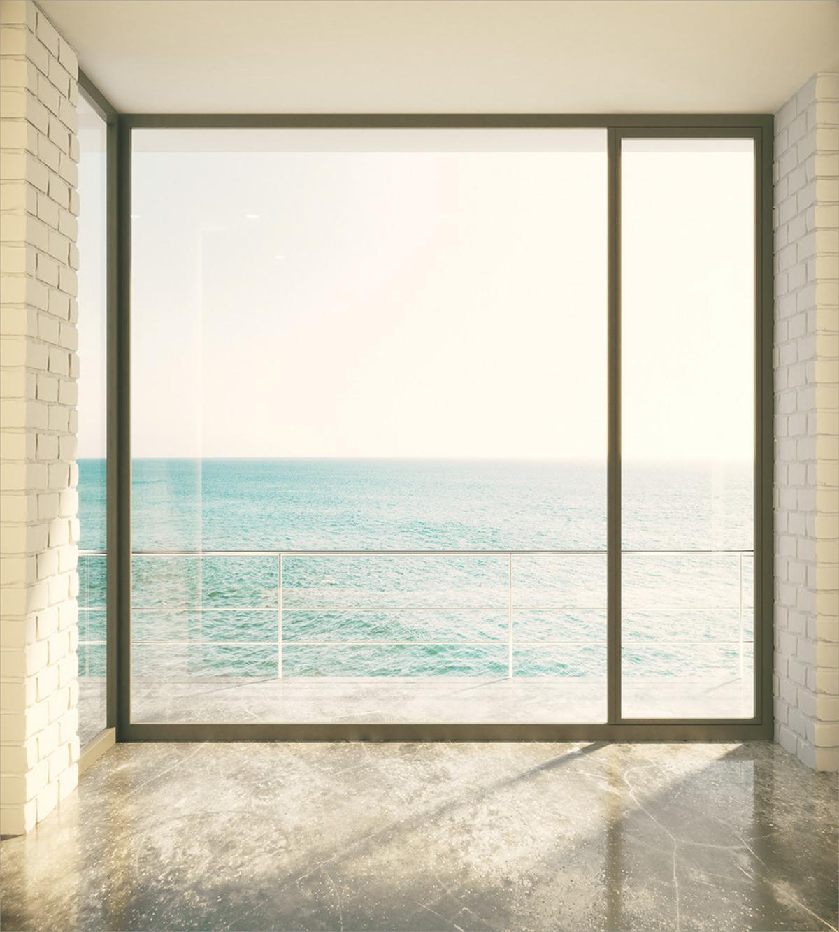 Coastal Scene Ocean View — Pattern